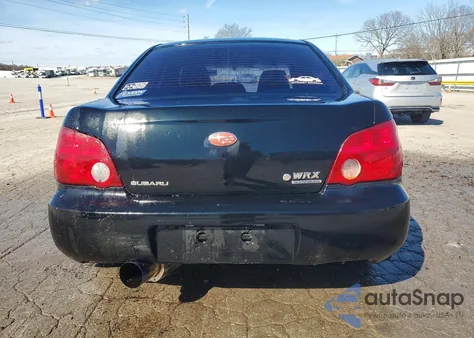 2006 Subaru Impreza Wrx z USA, uszkodzony, nr VIN JF1GD796X6G511112